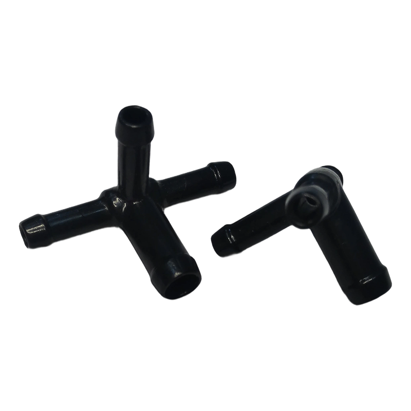 Páirteanna Múnla Instealladh Plaisteacha 4-Way Connector
